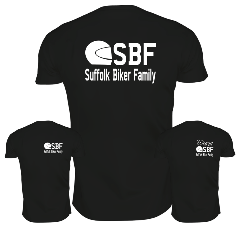 SBF T-Shirt - Rear Logo Plus Small Front Logo - With Optional Name - Image 5