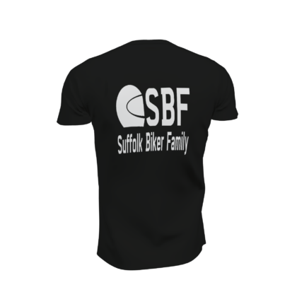 SBF T-Shirt - Rear Logo Plus Small Front Logo - With Optional Name