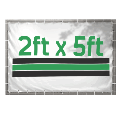 2x5 ft Banner