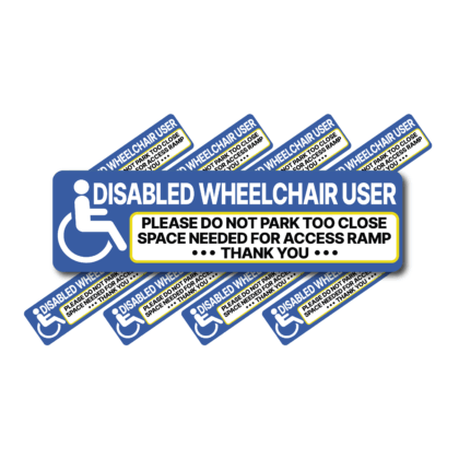 Wheelchair Access Ramp Disabled Mobility Sticker